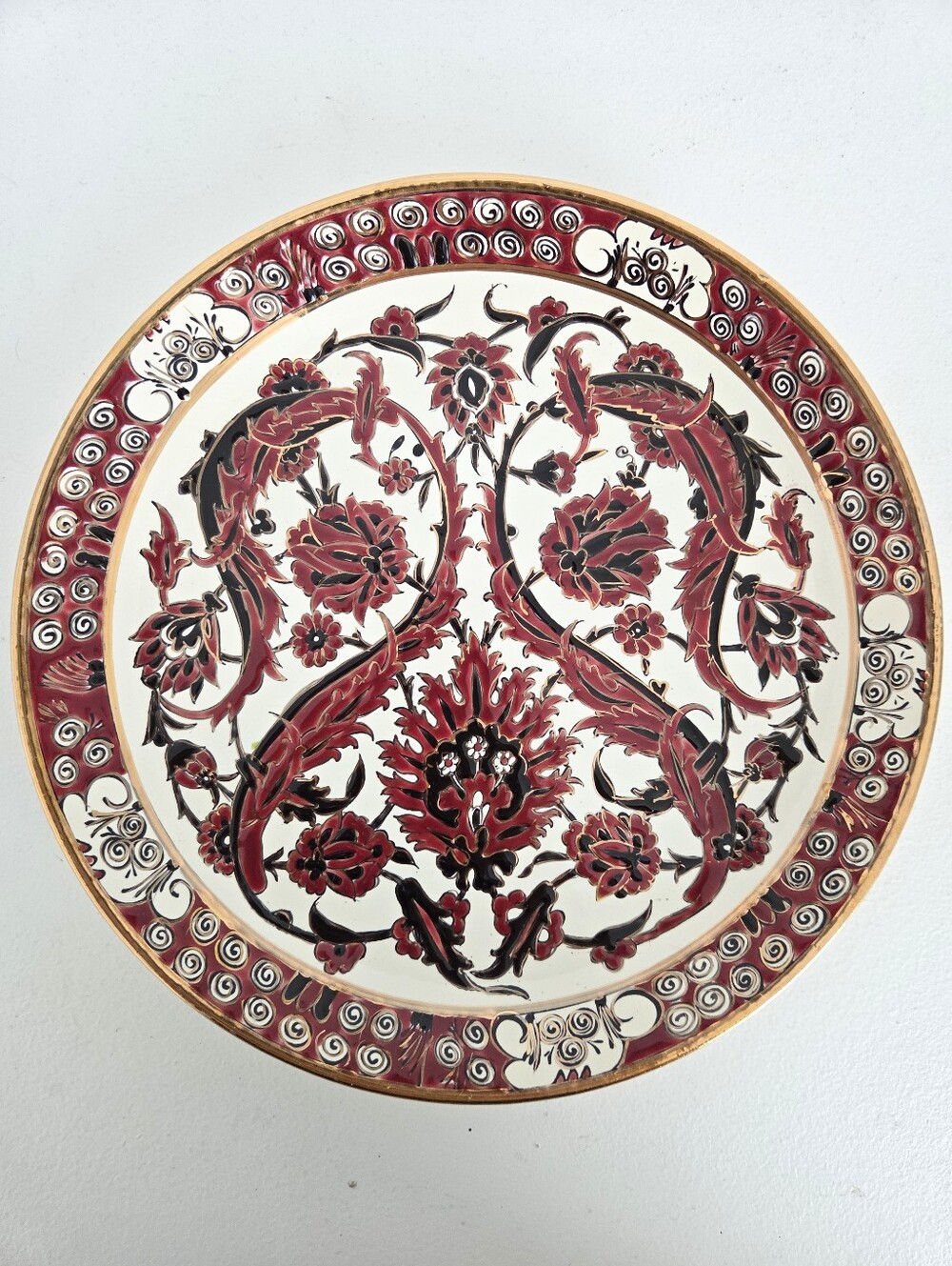 Lindos Keramik Ornate Greek Wall Plate